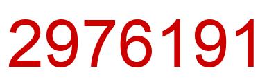 Number 2976191 red image