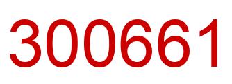 Número 300661 imagen rojo