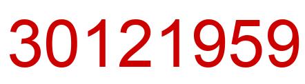 Número 30121959 imagen rojo