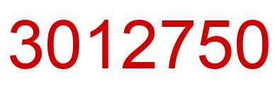 Número 3012750 imagen rojo