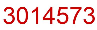 Number 3014573 red image