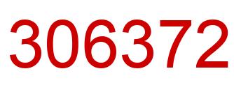 Number 306372 red image
