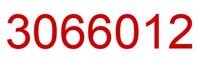 Number 3066012 red image