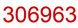 Número 306963 imagen rojo