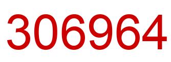 Number 306964 red image
