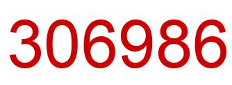Número 306986 imagen rojo