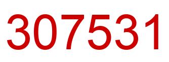 Número 307531 imagen rojo