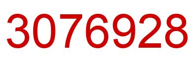 Número 3076928 imagen rojo