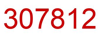 Number 307812 red image