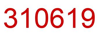 Número 310619 imagen rojo