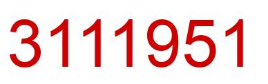 Número 3111951 imagen rojo