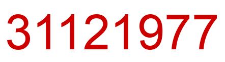 Number 31121977 red image