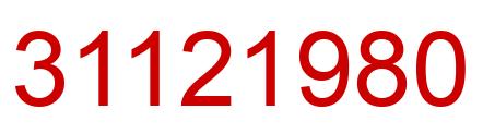 Número 31121980 imagen rojo