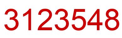 Number 3123548 red image
