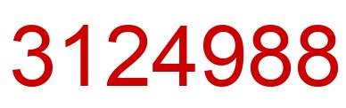 Number 3124988 red image