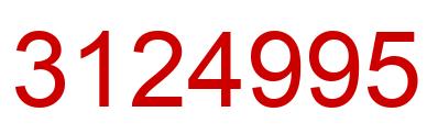 Number 3124995 red image