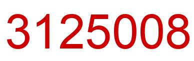 Number 3125008 red image