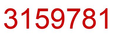 Número 3159781 imagen rojo