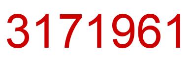 Number 3171961 red image