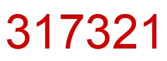 Número 317321 imagen rojo