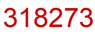 Número 318273 imagen rojo