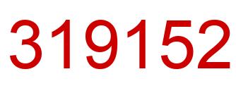 Número 319152 imagen rojo