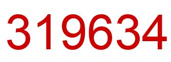 Número 319634 imagen rojo
