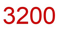 Number 3200 red image