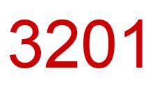 Number 3201 red image