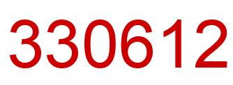Number 330612 red image