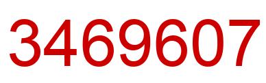 Número 3469607 imagen rojo