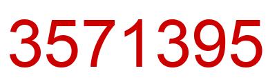 Número 3571395 imagen rojo