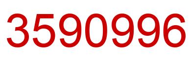 Número 3590996 imagen rojo