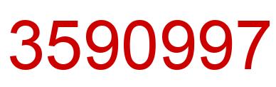 Número 3590997 imagen rojo