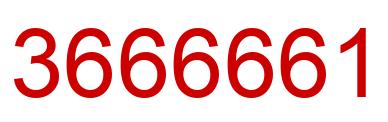 Número 3666661 imagen rojo