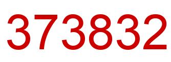 Number 373832 red image