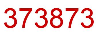 Número 373873 imagen rojo