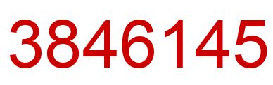 Number 3846145 red image