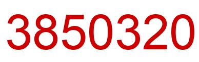 Número 3850320 imagen rojo