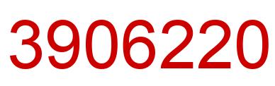 Number 3906220 red image