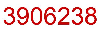 Number 3906238 red image