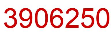 Number 3906250 red image