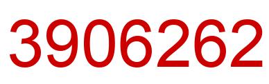 Number 3906262 red image