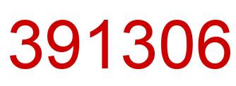 Number 391306 red image