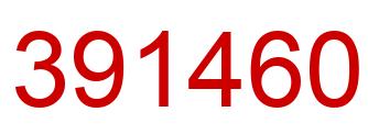 Número 391460 imagen rojo