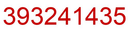 Number 393241435 red image