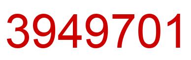 Número 3949701 imagen rojo
