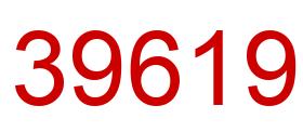 Número 39619 imagen rojo