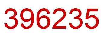 Number 396235 red image