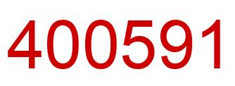 Número 400591 imagen rojo